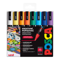 Sada akrylových popisovačů Posca PC-5M - 1,8–2,5 mm - MIX - 16 ks - P250199316