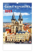 Nástěnný kalendář 2025 - Česká republika - N101-25