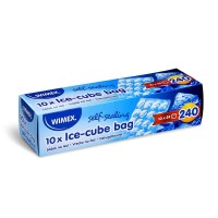 Sáček na led (LDPE) samozavírací pro 24 kostek - 10 ks - 68842
