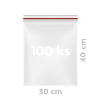 Sáček zipový PE Quicksafe 30 x 40 cm - 100 ks