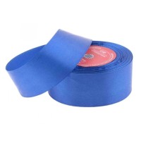 Stuha saténová 38mm/32m - modrá - 601359