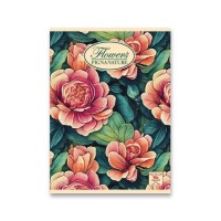 Školní sešit 544 - Pigna Nature Flowers - A5 linkovaný, 40 listů
