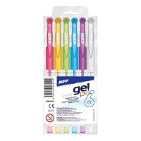 Gelová pera GEL pen GLITTER - 6 ks - 6000797