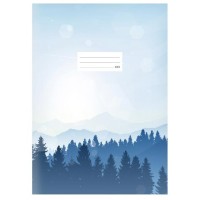 Školní sešit 444 - Krajina modrá - A4, linkovaný, 40 listů - 7520271