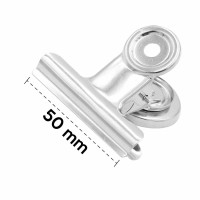 Pružinový klip s magnetem - 50 mm