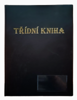 Desky na třídní knihu A4 s okénkem - černá