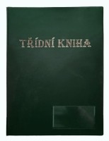 Desky na třídní knihu A4 s okénkem - zelená 