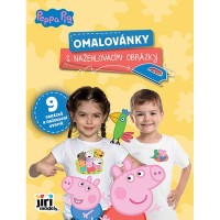 Omalovánky s nažehlovacími obrázky - Prasátko Peppa - 4058-1