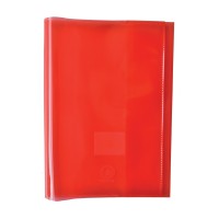 Obal na sešit A5 - červený - 150 µm - PL-04