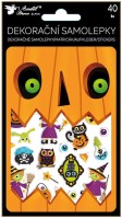 Samolepky Halloween - 40 ks - 10,5 x 18 cm - 40506