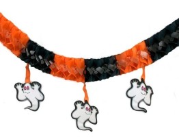 Papírová girlanda Halloween - duch - 011687