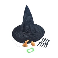 Set čarodějnický klobouk a doplňky - 1042398