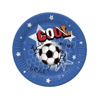 Papírové talíře malé - Cool Football - 18 cm - 8 ks - TD01_OG_038101