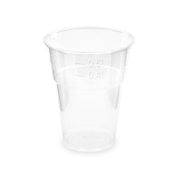 Plastový kelímek BIO - průhledný - 0,5 l - 10 ks - 43005