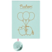 Plyšový zápisník Pusheen - mátový - M/58013