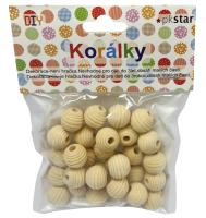 Dřevěné korálky - 14 mm - 30 ks - PK510-29