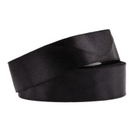 Stuha saténová 25mm/32m - černá - 601288