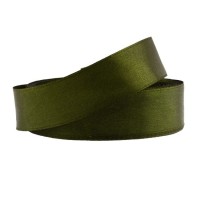 Stuha saténová 25mm/32m - olivová - 601266 