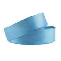 Stuha saténová 25mm/32m - modrá - 601269