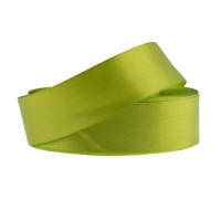 Stuha saténová 25mm/32m - zelené jablko - 601263 