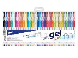 Gelová pera GEL pen - 30 ks - 6000800