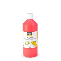 Temperová barva Creall Fluor - 250 ml - červená 