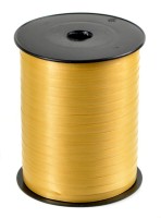 Stuha 5mm/500m - kotouč - zlatá