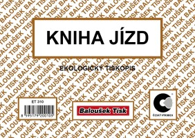 Kniha jízd firemního a osobního vozidla A6 - ET 310