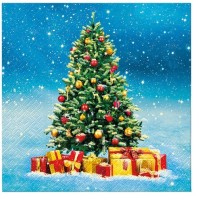 Vánoční ubrousky PAW L - Christmas Tree Gifts - SDL235900 