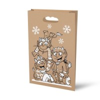 Mikulášská papírová taška - Čerti - 5251270