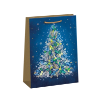 Vánoční dárková taška LUX - 23,5 x 32 cm - 0859-0156