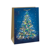 Vánoční dárková taška LUX - 30 x 34 cm - 0889-0156