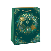 Vánoční dárková taška LUX - 30 x 34 cm - 0889-0162
