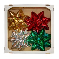 Rozeta JUMBO - 26 cm - metal - 4 ks - set 1 