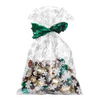 Vánoční dárkový sáček - transparent Frozen - 20 x 32 cm - 100 ks