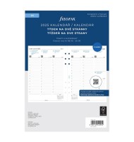 Kalendář do diáře Filofax - A5 - týdenní - na 2 strany 2025 - 6857125