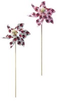 Větrník s beruškami - 9 cm + špejle - 8825