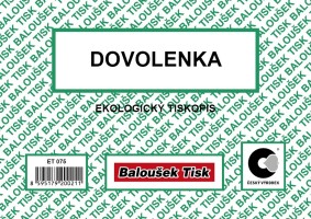 Dovolenka A6 - ET 075