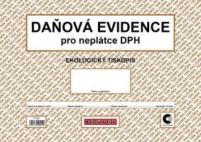 Daňová evidence pro neplátce DPH - ET 328