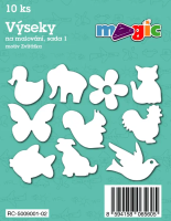Výseky Magic - sada 1 - Zvířátka - 10 ks - 9001