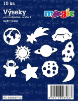 Výseky Magic - sada 7 - Vesmír - 10 ks - 9007