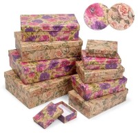 Dárková krabice KRAFT - set 10 ks - 2500-8167P
