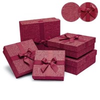 Dárková textilní krabice - set 5 ks - 2500-5182P