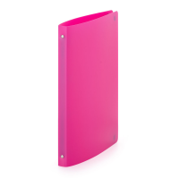 Pořadač A4 - 4 kroužky - neprůhledný - magenta -  2-131