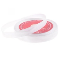 Stuha saténová 12mm/32m - smetanová - 601156