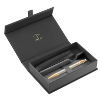 Pouzdro a kuličkové pero Parker IM Premium Warm Grey GT - 1502/3291692