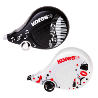 Korekční strojek Kores SCOOTER Black/White