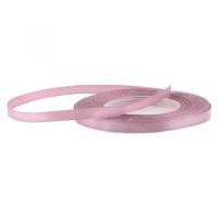 Stuha saténová 6mm/32m - karmínově růžová - 601107