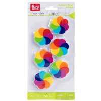 Dekorační duhové magnety - 6 ks - PK19-32