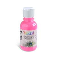 Barva na textil Primo - fluo růžová - 125 ml - M-410TXF125-370